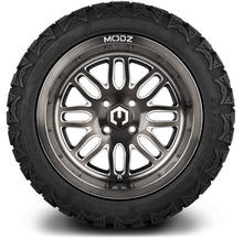 Lakeside Buggies MODZ® 14" Mayhem Brushed Gunmetal with Ball Mill Wheels & Off-Road Tires Combo- GUNMETAL Modz Tire & Wheel Combos