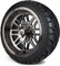 Lakeside Buggies MODZ 14" Mayhem Brushed Gunmetal with Ball Mill Wheels & Street Tires Combo- G1-5417-BGM STREET OPTION Modz Tire & Wheel Combos