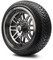 Lakeside Buggies MODZ 14" Mayhem Brushed Gunmetal with Ball Mill Wheels & Street Tires Combo- G1-5417-BGM STREET OPTION Modz Tire & Wheel Combos