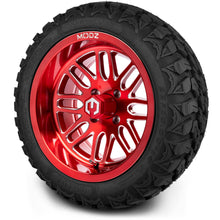 Lakeside Buggies MODZ® 14" Mayhem Brushed Red with Ball Mill Wheels & Off-Road Tires Combo- RED Modz Tire & Wheel Combos