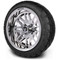 Lakeside Buggies MODZ 14" Mayhem Chrome Wheels & Street Tires Combo- G1-5417-CM STREET OPTION Modz Tire & Wheel Combos