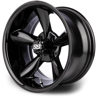 Lakeside Buggies MODZ God Father Glossy Black 14" Golf Cart Wheel- G1-5418-GB Modz Wheels