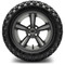 Lakeside Buggies MODZ 14" Godfather Gunmetal Wheels & Off-Road Tires Combo- G1-5418-GM OFF-ROAD OPTION Modz Tire & Wheel Combos