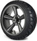 Lakeside Buggies MODZ 14" Godfather Gunmetal Wheels & Street Tires Combo- G1-5418-GM STREET OPTION Modz Tire & Wheel Combos