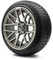 Lakeside Buggies MODZ 14" Matrix Gunmetal Wheels & Street Tires Combo- G1-5419-GM STREET OPTION Modz Tire & Wheel Combos