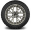 Lakeside Buggies MODZ 14" Matrix Gunmetal Wheels & Off-Road Tires Combo- G1-5419-GM OFF-ROAD OPTION Modz Tire & Wheel Combos