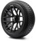 Lakeside Buggies MODZ 14" Matrix Matte Black Wheels & Street Tires Combo- G1-5419-MTB STREET OPTION Modz Tire & Wheel Combos