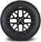 Lakeside Buggies MODZ 14" Matrix Matte Black Wheels & Street Tires Combo- G1-5419-MTB STREET OPTION Modz Tire & Wheel Combos