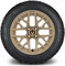 Lakeside Buggies MODZ 14" Matrix Matte Sand Wheels & Street Tires Combo- G1-5419-SND STREET OPTION Modz Tire & Wheel Combos