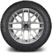 Lakeside Buggies MODZ 14" Matrix Silver Wheels & Street Tires Combo- G1-5419-SV STREET OPTION Modz Tire & Wheel Combos