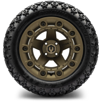 Lakeside Buggies MODZ® 14" Defender Matte Bronze Wheels & Off-Road Tires Combo- BRONZE Modz Tire & Wheel Combos