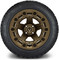 Lakeside Buggies MODZ 14" Defender Matte Bronze Wheels & Street Tires Combo- G1-5420-BRZ STREET OPTION Modz Tire & Wheel Combos