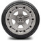 Lakeside Buggies MODZ 14" Defender Light Gray Wheels & Street Tires Combo- G1-5420-GRY STREET OPTION Modz Tire & Wheel Combos