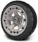 Lakeside Buggies MODZ 14" Defender Light Gray Wheels & Street Tires Combo- G1-5420-GRY STREET OPTION Modz Tire & Wheel Combos