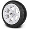 Lakeside Buggies MODZ 14" Gladiator Glossy White Wheels and Street Tires Combo- G1-5413-W STREET OPTION Modz Tire & Wheel Combos