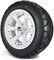 Lakeside Buggies MODZ 14" Gladiator Glossy White Wheels and Street Tires Combo- G1-5413-W STREET OPTION Modz Tire & Wheel Combos