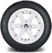 Lakeside Buggies MODZ 14" Gladiator Glossy White Wheels and Street Tires Combo- G1-5413-W STREET OPTION Modz Tire & Wheel Combos