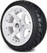 Lakeside Buggies MODZ 14" Gladiator Glossy White Wheels and Street Tires Combo- G1-5413-W STREET OPTION Modz Tire & Wheel Combos