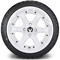 Lakeside Buggies MODZ 14" Gladiator Glossy White Wheels and Street Tires Combo- G1-5413-W STREET OPTION Modz Tire & Wheel Combos