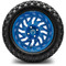 Lakeside Buggies MODZ 14" Carnage Brushed Blue with Ball Mill Wheels & Off-Road Tires Combo- G1-5421-BBB OFF-ROAD OPTION Modz Tire & Wheel Combos