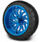 Lakeside Buggies MODZ 14" Carnage Brushed Blue with Ball Mill Wheels & Street Tires Combo- G1-5421-BBB STREET OPTION Modz Tire & Wheel Combos