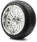 Lakeside Buggies MODZ 14" Carnage Chrome Wheels & Street Tires Combo- G1-5421-CM STREET OPTION Modz Tire & Wheel Combos