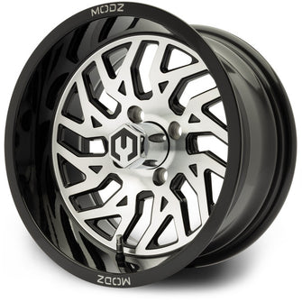 Lakeside Buggies MODZ Machined Black 14" Golf Cart Wheel- G1-5421-MB Modz Wheels