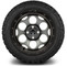 Lakeside Buggies MODZ 14" Militia Gunmetal Wheels & Off-Road Tires Combo- G1-5422-GM OFF-ROAD OPTION Modz Tire & Wheel Combos