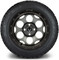 Lakeside Buggies MODZ 14" Militia Gunmetal Wheels & Street Tires Combo- G1-5422-GM STREET OPTION Modz Tire & Wheel Combos