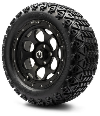 Lakeside Buggies MODZ 14" Militia Matte Black Wheels & Off-Road Tires Combo- G1-5422-MTB OFF-ROAD OPTION Modz Tire & Wheel Combos