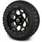 Lakeside Buggies MODZ 14" Militia Matte Black Wheels & Off-Road Tires Combo- G1-5422-MTB OFF-ROAD OPTION Modz Tire & Wheel Combos