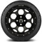 Lakeside Buggies MODZ 14" Militia Matte Black Wheels & Street Tires Combo- G1-5422-MTB STREET OPTION Modz Tire & Wheel Combos