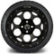 Lakeside Buggies MODZ 14" Militia Matte Black Wheels & Street Tires Combo- G1-5422-MTB STREET OPTION Modz Tire & Wheel Combos