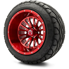 Lakeside Buggies MODZ 14" Assassin Brushed Red with Ball Mill Wheels & Street Tires Combo- G1-5423-BRM STREET OPTION Modz Tire & Wheel Combos