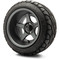 Lakeside Buggies MODZ 14" Maverick Matte Gunmetal Wheels & Street Tires Combo- G1-5424-GM STREET OPTION Modz Tire & Wheel Combos