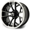 Lakeside Buggies MODZ Havoc Machined Glossy Black 14" Golf Cart Wheel- G1-5425-MGB Modz Wheels