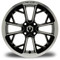 Lakeside Buggies MODZ Havoc Machined Glossy Black 14" Golf Cart Wheel- G1-5425-MGB Modz Wheels