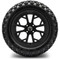 Lakeside Buggies MODZ 14" Havoc Matte Black Wheels & Off-Road Tires Combo- G1-5425-MTB OFF-ROAD OPTION Modz Tire & Wheel Combos