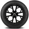 Lakeside Buggies MODZ 14" Havoc Matte Black Wheels & Street Tires Combo- G1-5425-MTB STREET OPTION Modz Tire & Wheel Combos