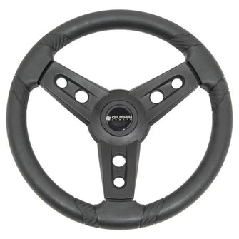 Gussi Italia® Lugana Black Steering Wheel For All Club Car DS Models PN# 06-118 Gussi 