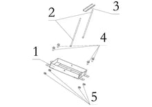 5 - Nut M6 - Q32006F33 - BATTERY FRAME PN# Q32006F33