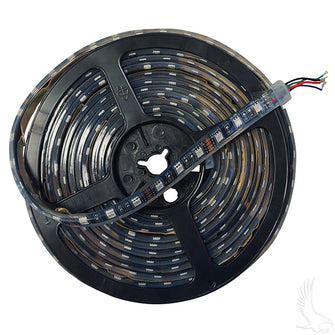 Lakeside Buggies Flexible LED Light Rolls, 16' w/ Wire Leads, 12 VDC, Yellow- LGT-008 Lakeside Buggies NEED TO SORT