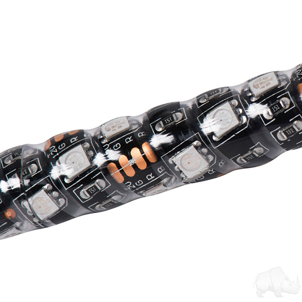 Lakeside Buggies LED Whip Light Stick, 6' RGB Wrapped with Remote Control Color- LGT-029 Lakeside Buggies NEED TO SORT