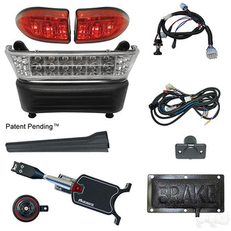 Lakeside Buggies Build Your Own LED Light Bar Kit, Club Car Precedent, Electric 08.5+, 12-48v (Standard, Pedal Mount)- LGT-306LBT2B1 Lakeside Buggies NEED TO SORT