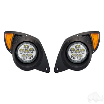 Lakeside Buggies LED Factory Style Headlights with Bezels, Yamaha Drive 07-16- LGT-317L Lakeside Buggies NEED TO SORT