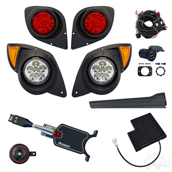 Lakeside Buggies Build Your Own LED Factory Light Kit, Yamaha Drive 07-16 (Deluxe, OE Pedal Mount))- LGT-607LT2B13 Lakeside Buggies NEED TO SORT