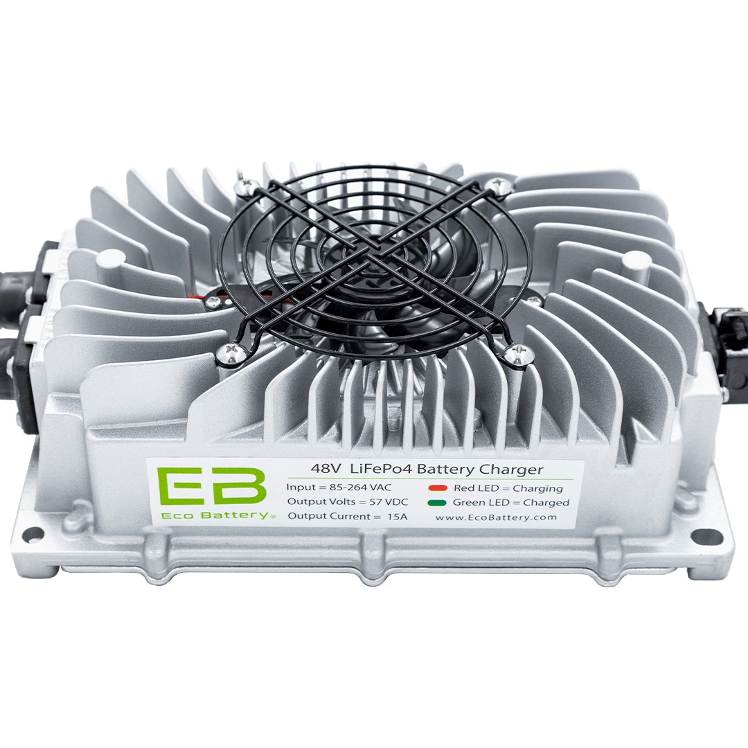 Lakeside Buggies 51V Charger (Locking Quick Connect)- A-1052 EcoBattery Lithium Battery