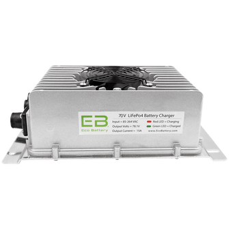 Lakeside Buggies 70V Charger (Locking Quick Connect)- A-1070 EcoBattery Lithium Battery