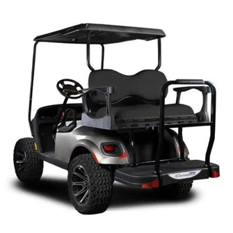 MadJax® Genesis 300 with Deluxe Black Aluminum Rear Flip Seat - EZGO TXT PN# 01-043-202D MadJax 