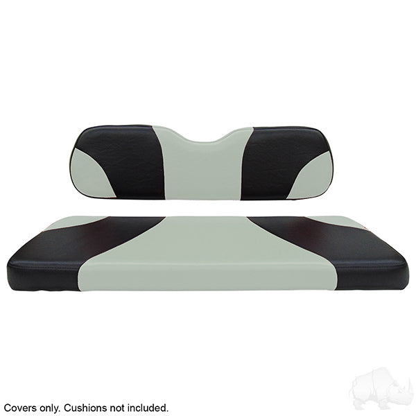 Lakeside Buggies RHOX Rhino Cover Set, Sport Black/Silver- SEAT-001BS-S-CV Rhox NEED TO SORT